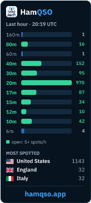 Widget dell’attività delle bande: Verticale, Scuro